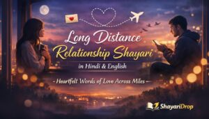 Long Distance Relationship Shayari in Hindi and English  2026