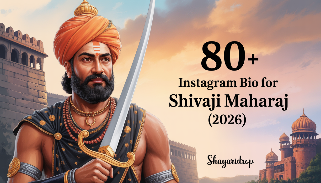80+ Instagram Bio For Shivaji Maharaj (2026)