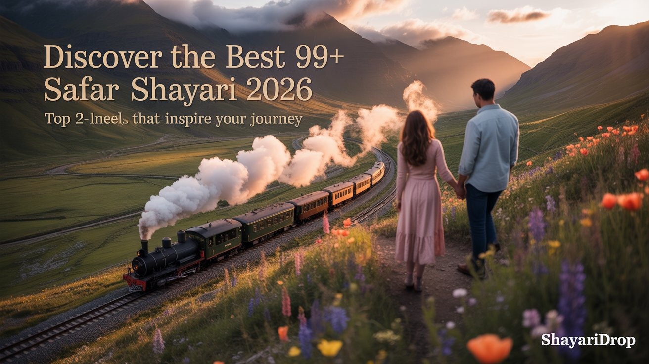 Discover the Best 99+ Safar Shayari 2026 – Top 2-Line Travel Quotes That Inspire Your Journey
