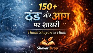 150+ ठंड और आग पर शायरी | Thand Shayari in Hindi