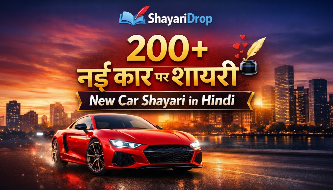 200+ नई कार पर शायरी | New Car Shayari in Hindi