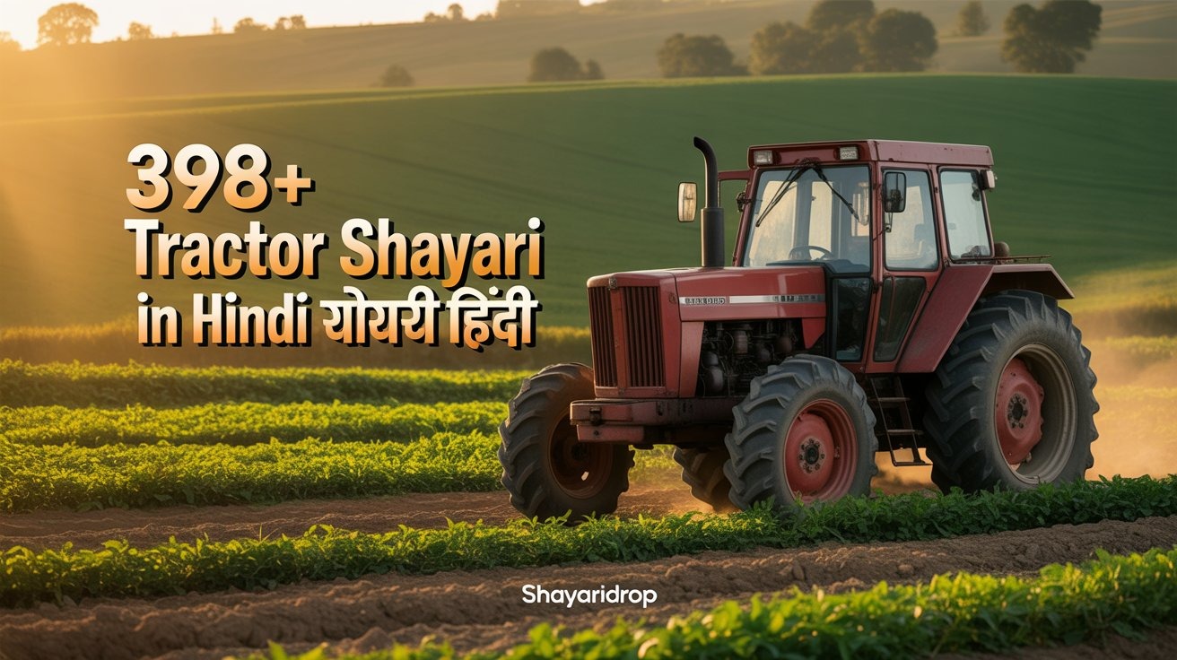 398+ Tractor Shayari In Hindi | ट्रेक्टर शायरी हिंदी