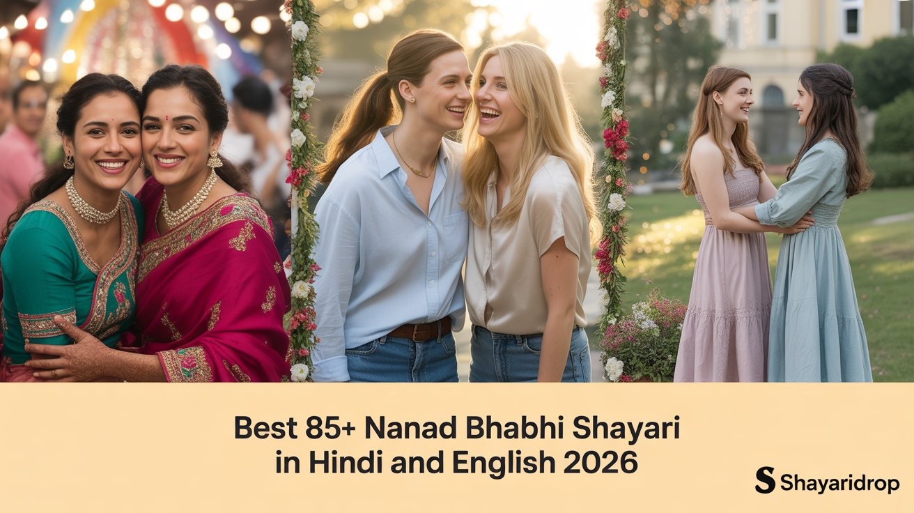 Best 85+ Nanad Bhabhi Shayari in Hindi and English 2026