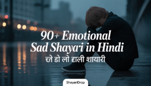 90+ Emotional Sad Shayari in Hindi – दिल को छू लेने वाली शायरी”