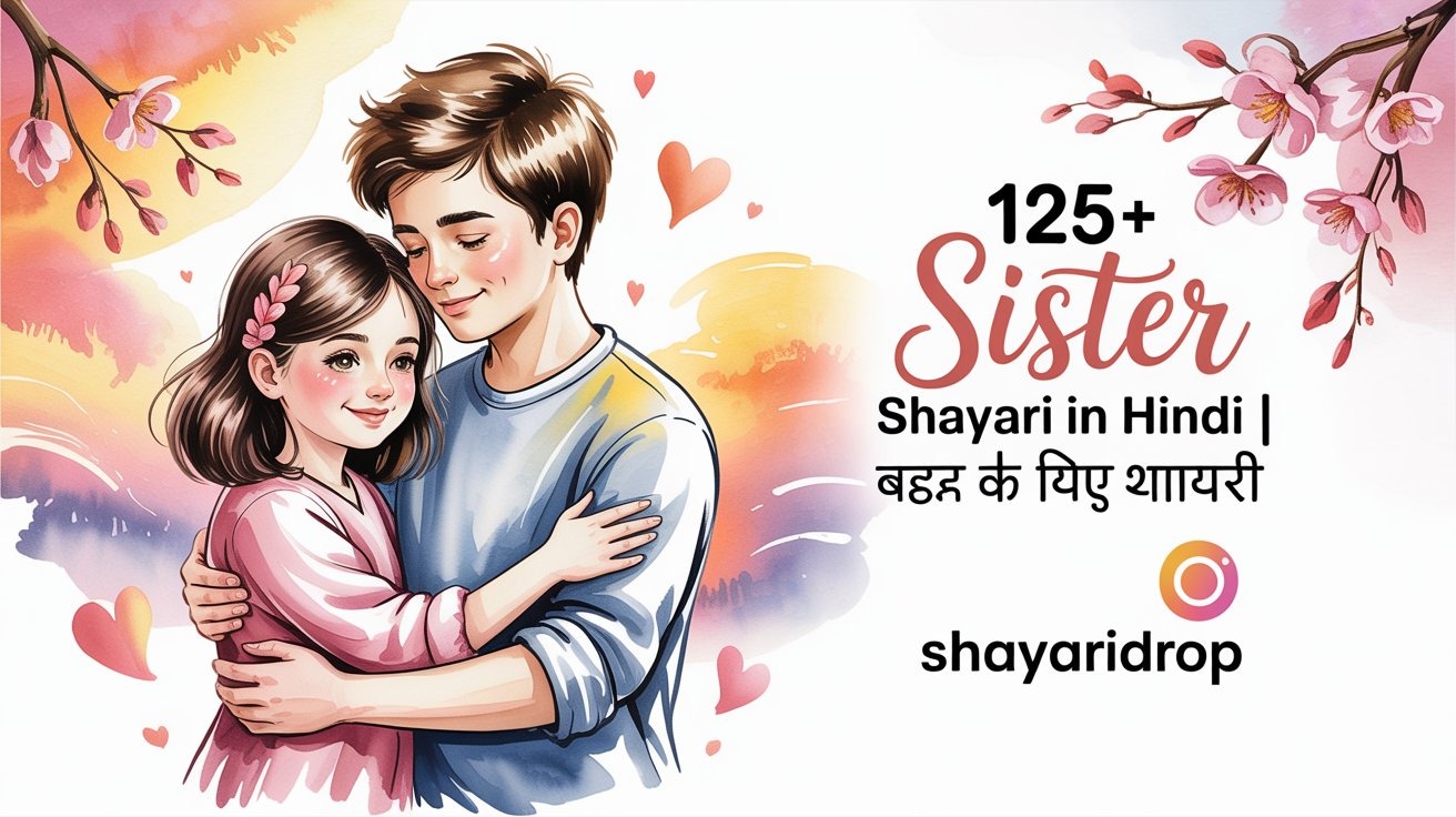 {125+}Sister Shayari In Hindi|बहन के लिए शायरी
