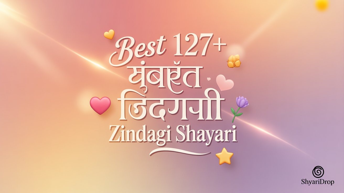 Best 127+ खूबसूरत जिंदगी शायरी | Zindagi Shayari